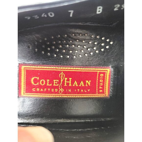 Cole Haan Women's Leather Slip-On Shoes Size 7 B Black Comfortable Casual Wear - Picture 9 of 10